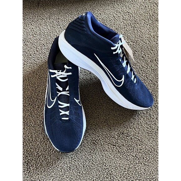 Nike Air Zoom GT Hustle 3 Basketball Shoes Navy Blue White HM0268-401 Mens Sz 21 main image 3